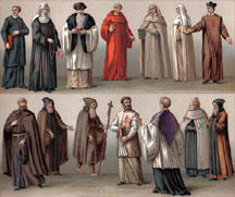 Racinet 15th century costumes of Europe 5