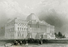 Principal Front of the Capitol, Washington
