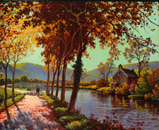 Vintage landscape prints from the 1910s-1940s