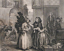 The Harlot's Progress, Plate 1