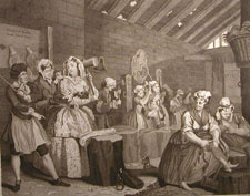 Harlot's Progress, plate 4
