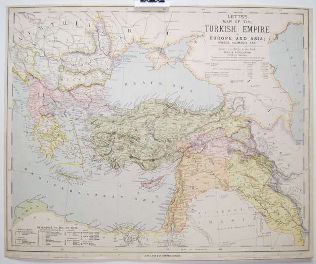Turkish Empire in Europe and Asia; Greece, Roumania, etc.
