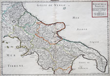 the Kingdom of Naples Sanson map