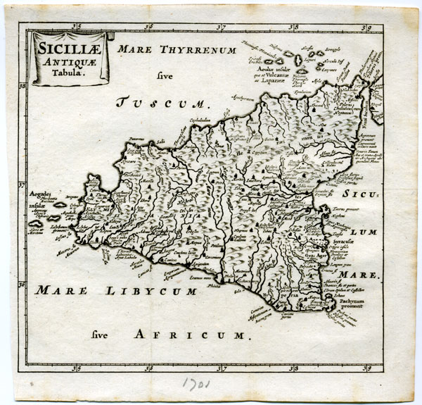 Sicily from Philipp Cluver 1701
