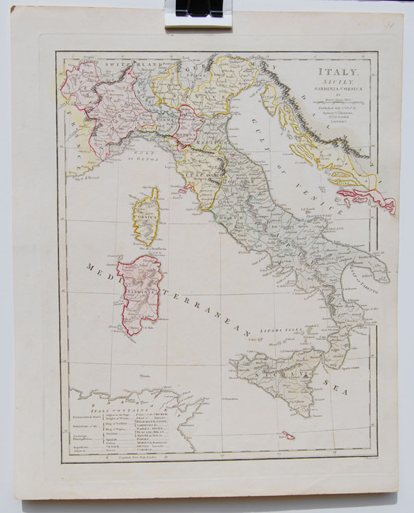 Italy map from Wilkinson