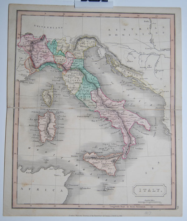 Italy from Dr. Brookes 1817