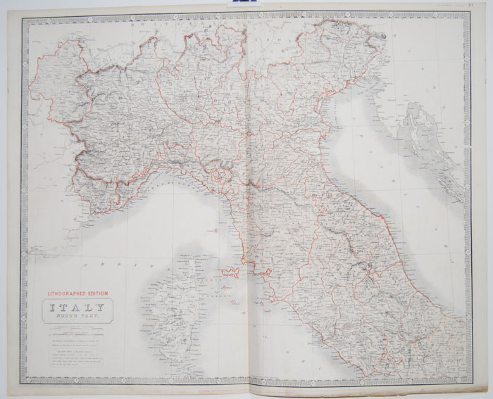 Johnston's North Italy 1849