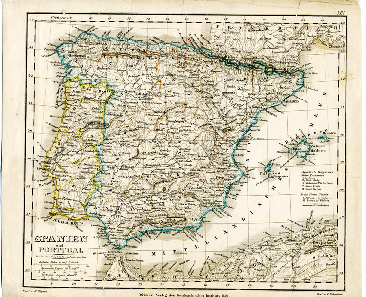Spain and Portugal 1844 Samuel Butler