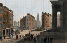 View of Cornhill, Lombard Street & Mansion House