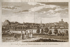 The South Prospect of Nottingham with the Castle, &c.