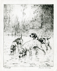 Cooling Off etching by Percival Rosseau