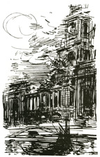 Preliminary study for London County Hall