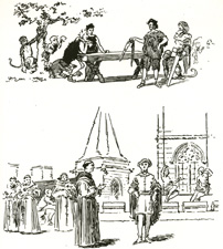 Sketches from the Book of the A. A. Play, 1909