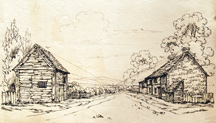 Sketch of unknown village