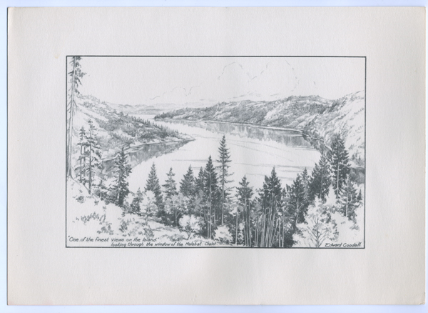 Edward Goodall Pencil Sketches Of British Columbia From