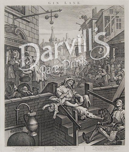 Gin Lane by William Hogarth
