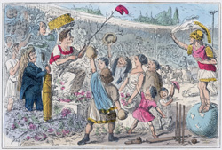 Flaminius restoring liberty to Greece at the Isthmian Games