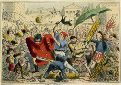 Appius Claudius punished by the People