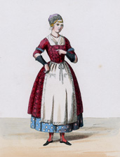 Village Girl of Flanders, Period 1820