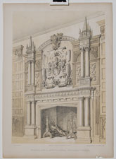 Fireplace at Montacute, Somersetshire