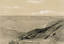 the Sea of Tiberius looking towards Bashan