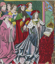 Henry the VI and his court
