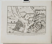 The Village of Charing, &c: from Radulphus Aggas's Map, taken in the Reign of Queen Elizabeth, 1578