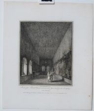 Inside of the Painted Chamber as it was in the Year 1800 before the old tapestry was removed