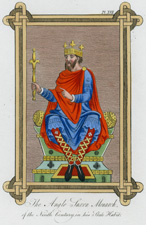 The Anglo Saxon Monarch of the Ninth Century in his State Habit