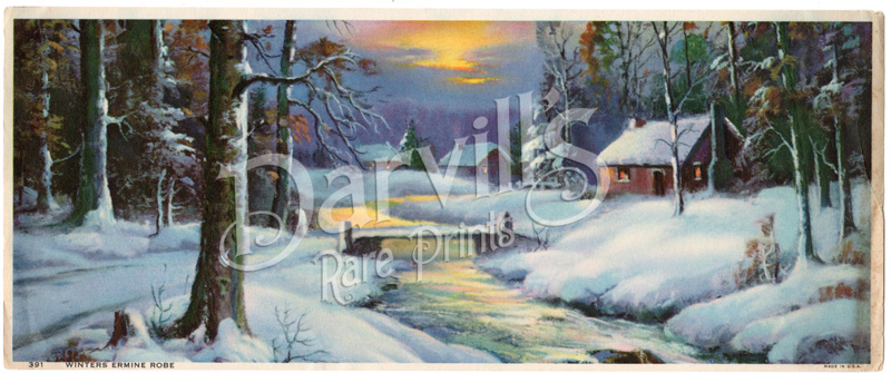Vintage Cabin And Cottage Art From The 1910s 1940s