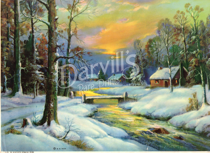 Vintage Cabin And Cottage Art From The 1910s 1940s