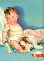 Vintage baby prints