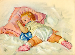 Vintage baby prints