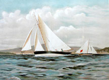 Olivette yacht - Clyde by Henry Shields