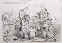 Doctor Sangrado Curing John Bull