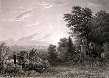 View of Paris from the Cemetery of Pere La Chaise