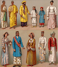 Ceylon costume Racinet #3