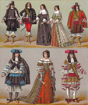 17th Century Racinet costumes of France #13