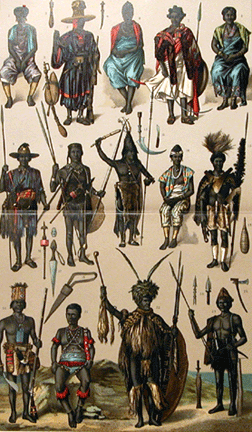 Military costumes by Racinet