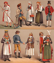 Racinet Swedish Costume