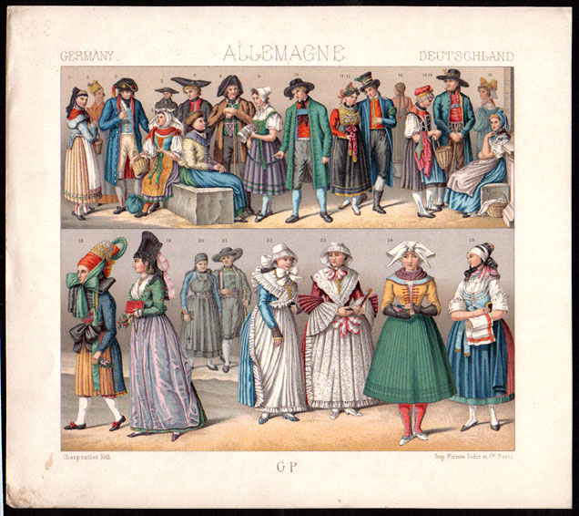 Racinet costume prints from