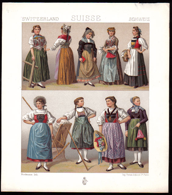 Racinet costume prints from