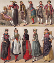 Racinet costume prints from