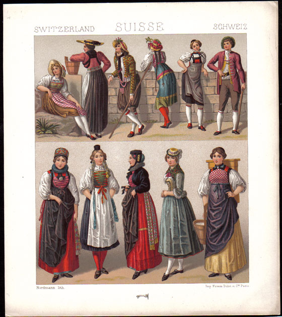 Racinet costume prints from