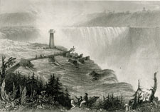 The Horse Shoe Fall, Niagara - With the Tower