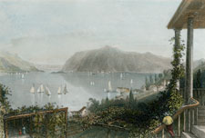 The View from Ruggle's House, Newburgh (Hudson River)