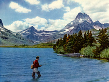 Fishing at Swift Current Lake