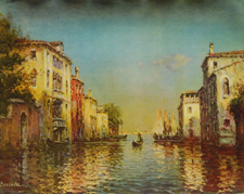 Vintage calendar/poster art