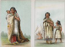 Greater Wonder, Assiniboine woman and child