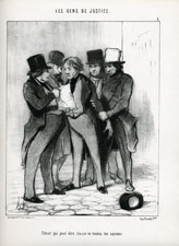 Daumier legal caricature